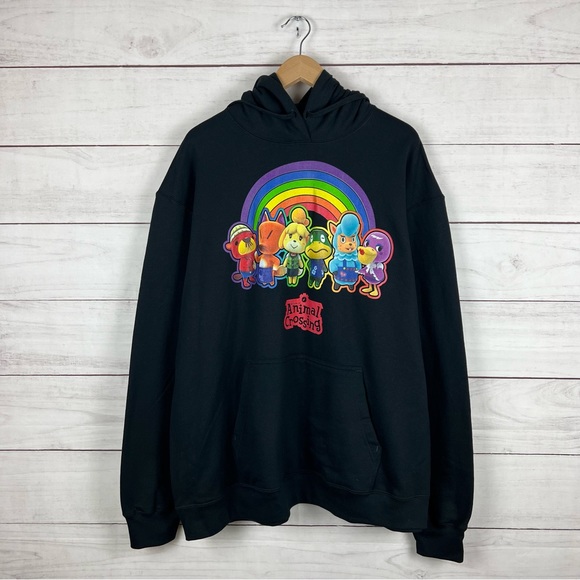 Nintendo Animal Crossing Video Game Hoodie XXL - Picture 1 of 4